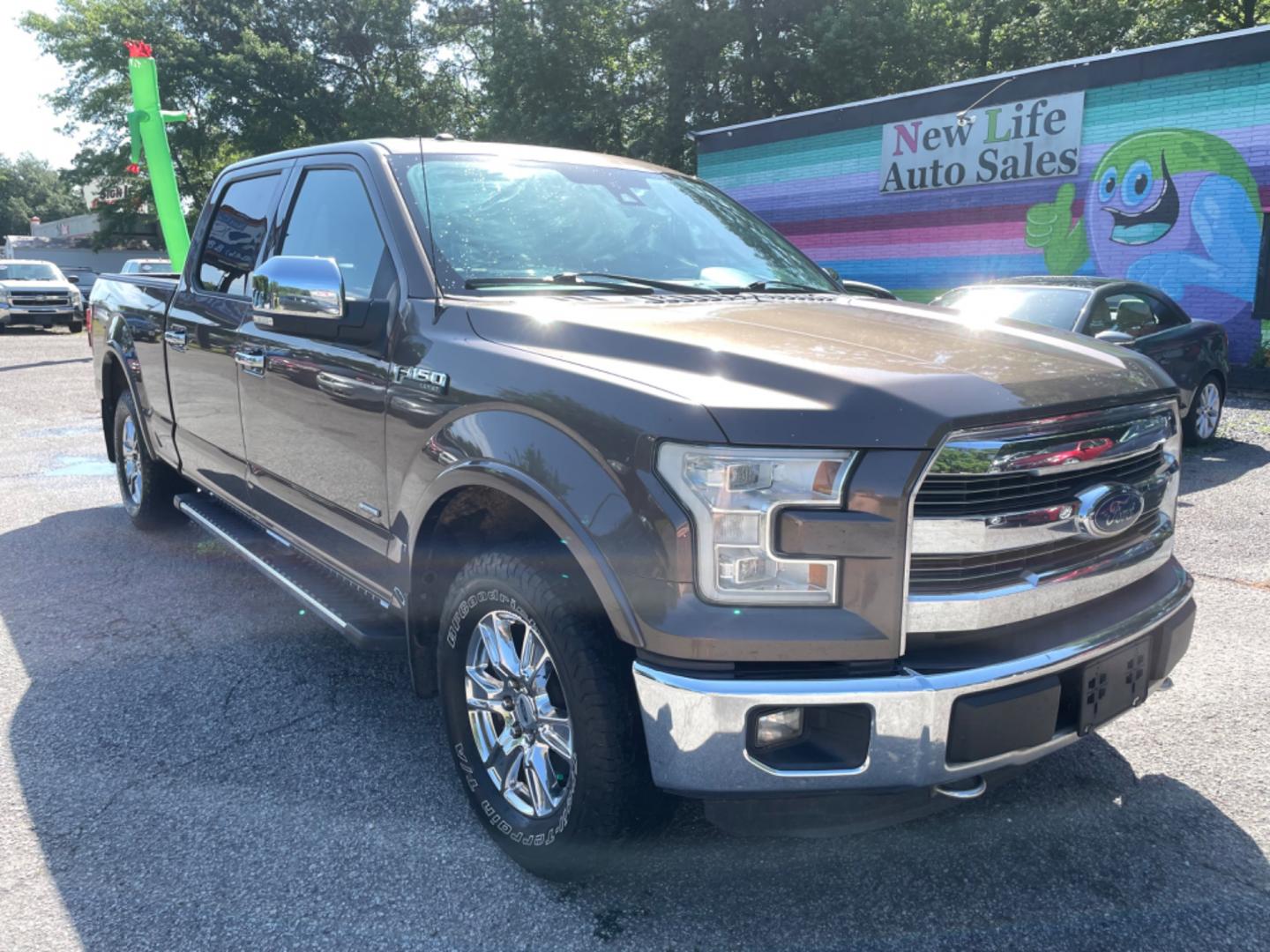 2015 GRAY FORD F-150 lariat (1FTFW1EG0FK) with an 3.5L engine, Automatic transmission, located at 5103 Dorchester Rd., Charleston, SC, 29418-5607, (843) 767-1122, 36.245171, -115.228050 - Beautiful Interior with Leather, Navigation, Backup Camera, Sony Sound System with CD/AUX/USB/Sat/Bluetooth, Dual Climate Control, Power Everything (windows, locks, seats, mirrors), Heated/Cooled/Memory Seats, Rear Heated Seats, Rear Power Inverter, Tow Package with Brake Assist, Push Button Start, - Photo#20